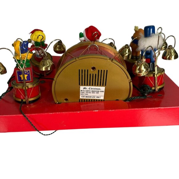 Mr. Christmas Santa's Marching Band Brass Bells Playing 35 Carols - Picture 10 of 17